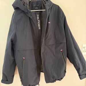 Tommy Hilfiger Men's Navy Blue Jacket (Winter)